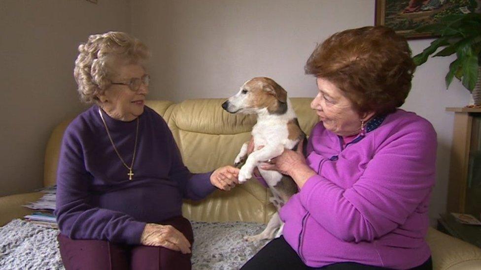 Myrtle Cothill (left) and Mary Wills