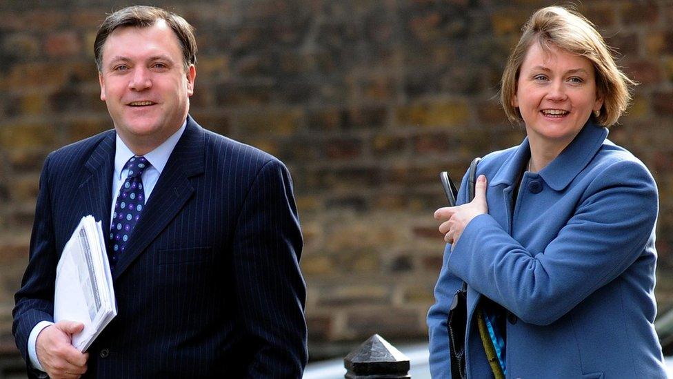 Ed Balls, who was an MP until 2015, and Yvette Cooper when they were both in cabinet in 2010