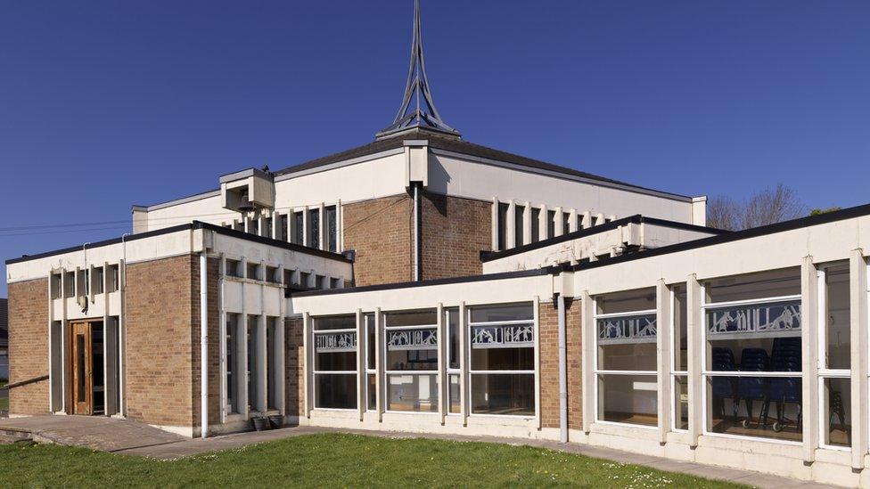 A 1960's church in Wiltshire