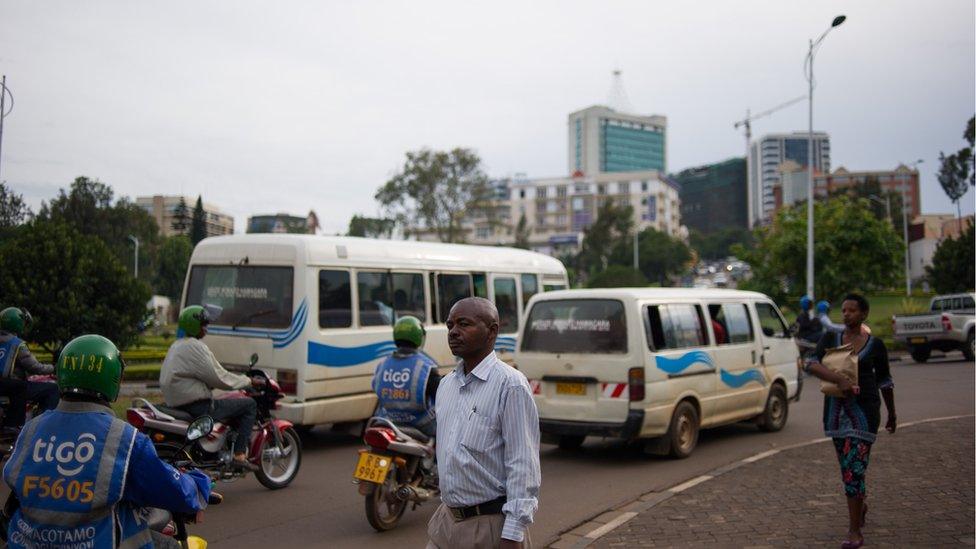 Kigali street scene