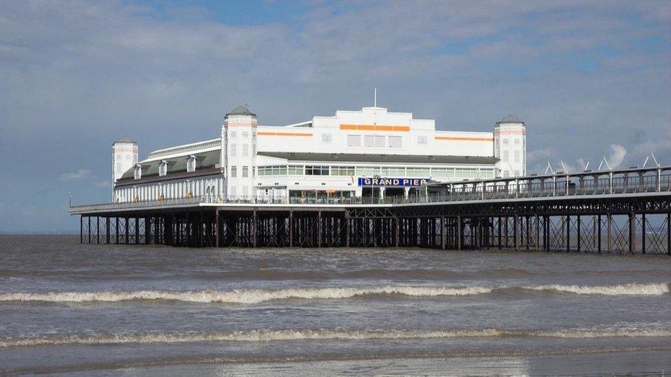 The pier was re-built in 1933.