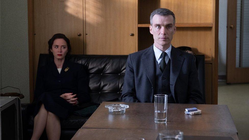 Emily Blunt and Cillian Murphy in Oppenheimer