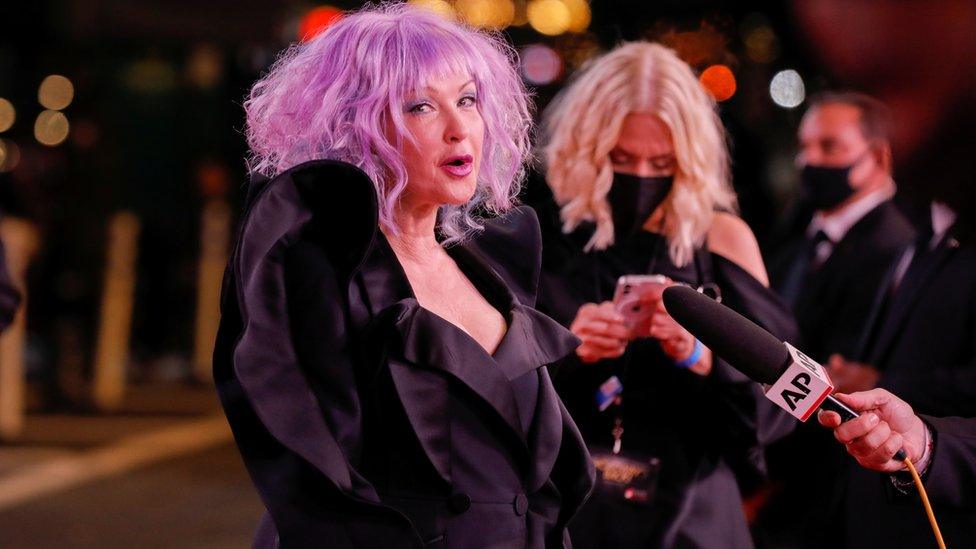 Cyndi Lauper at the Tony Awards