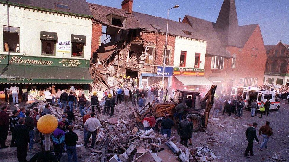 Shankill bomb aftermath