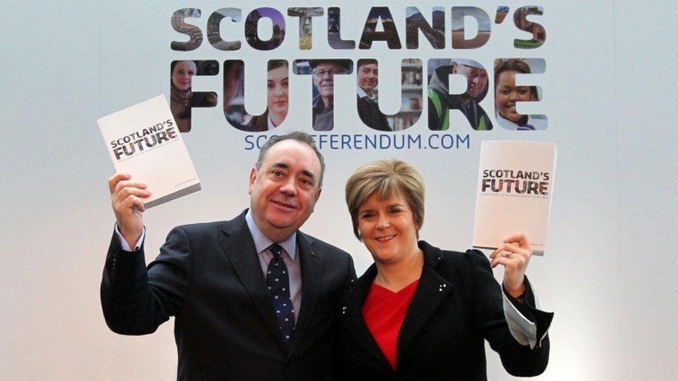 Alex Salmond and Nicola Sturgeon