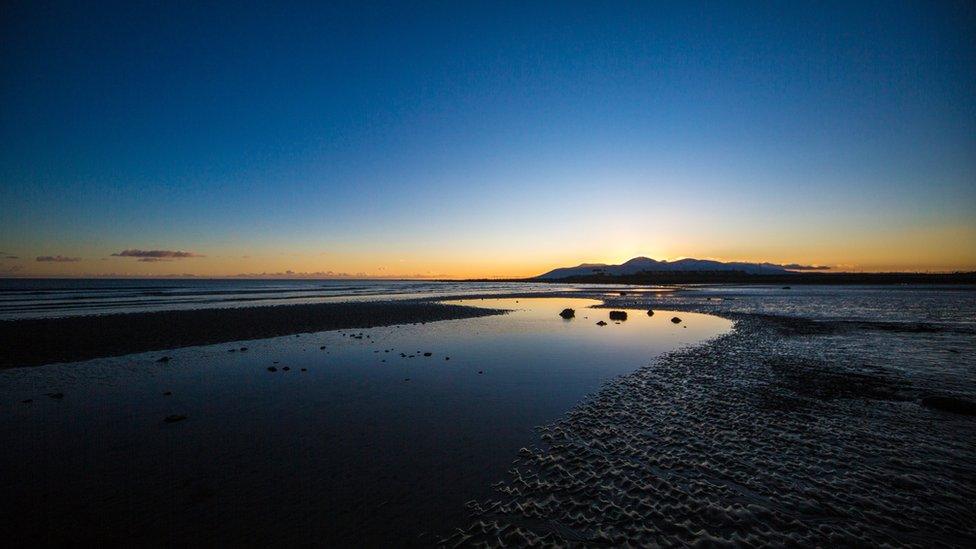 Tyrella Beach sunset