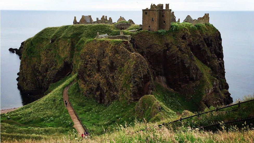 Dunnottar Castle in Stonehaven