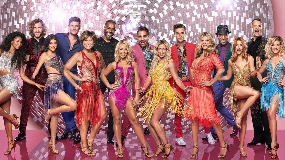 The 15 Strictly Come Dancing 2018 contestants.