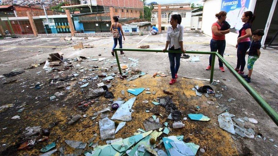 A looted supermarket in Capacho, Tachira state. Photo: 17 May 2017