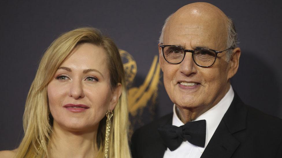 Jeffrey Tambor with wife Kasia