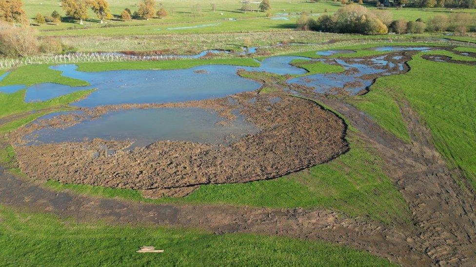 Colehill estate floodplain work