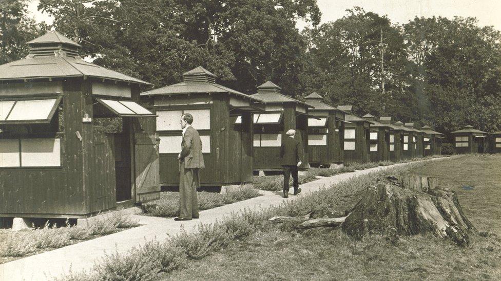 TB huts c 1930