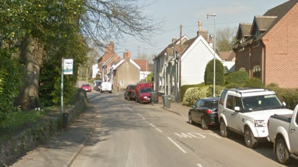 Church Lane in Ravenstone