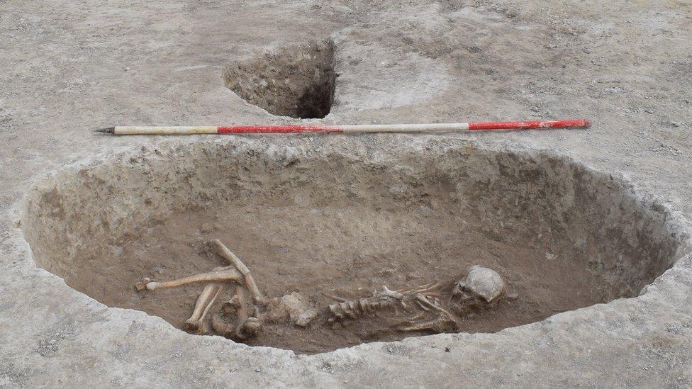 Bronze Age skeleton, Burwell