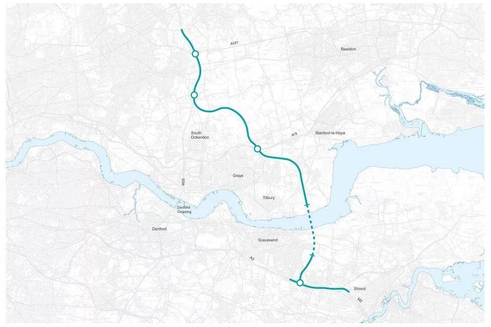 Route of new road