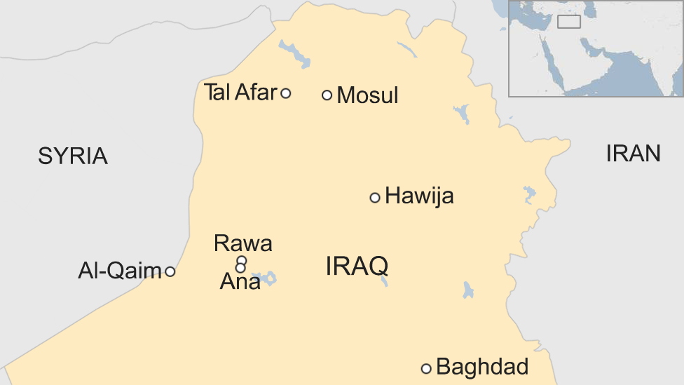 Map of Iraq