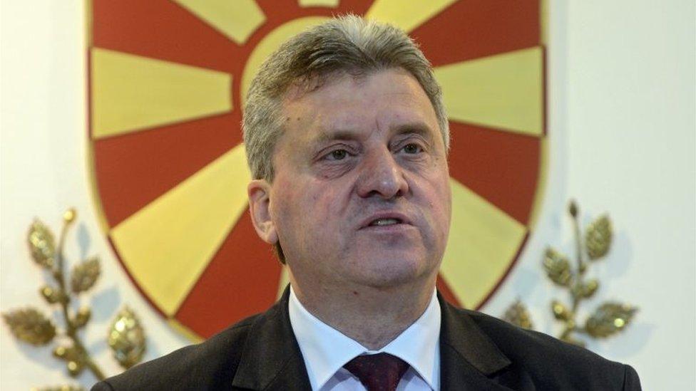 Macedonian President Gjorge Ivanov. Photo: 12 April 2016