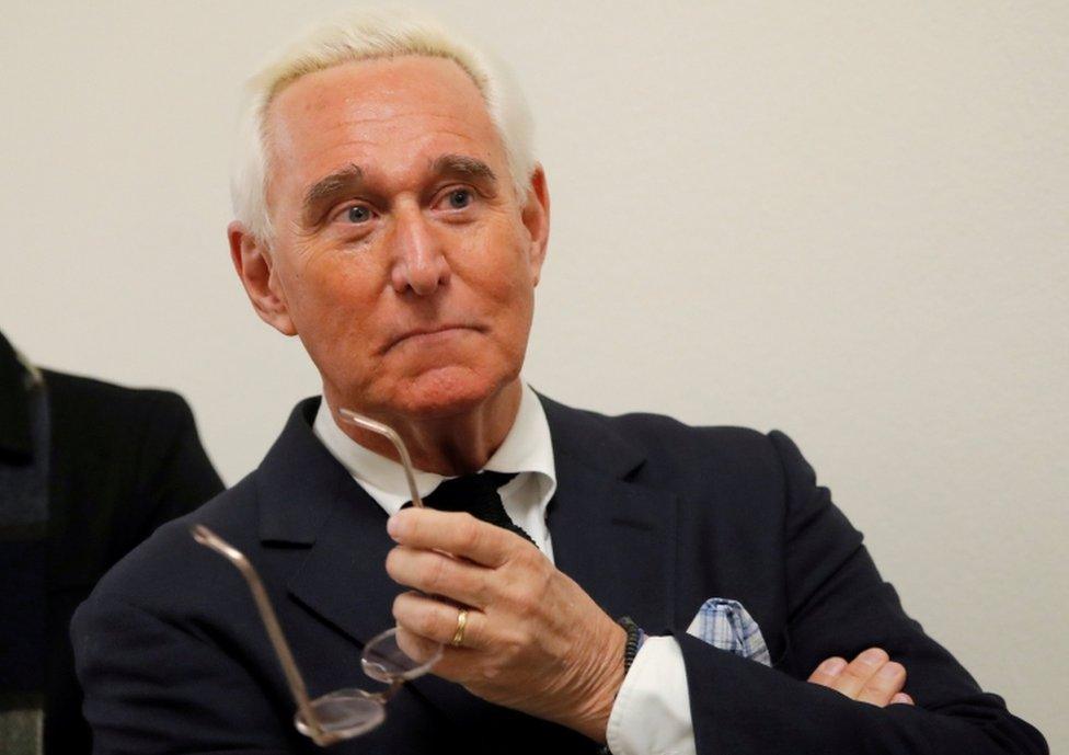 Roger Stone pictured in December 2018.