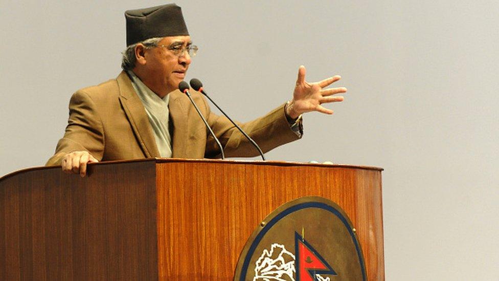 Nepalese Prime Minister Sher Bahadur Deuba