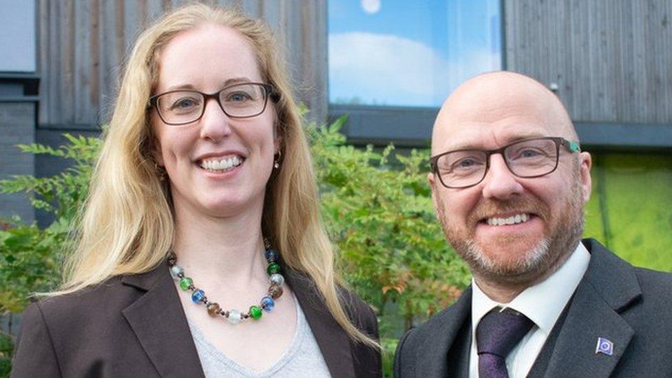 Lorna Slater and Patrick Harvie