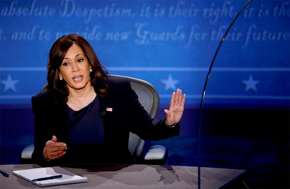 Kamala Harris debates Mike Pence