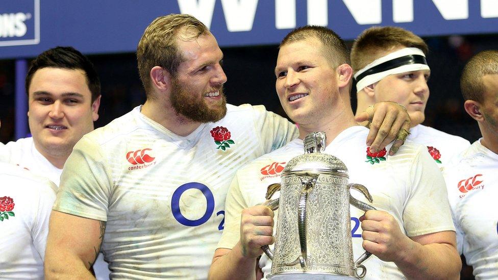 James Haskell and Dylan Hartley