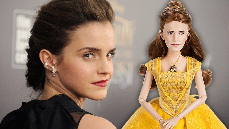 Emma Watson and the Disney doll