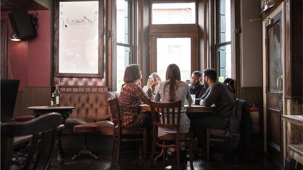 Pub interior