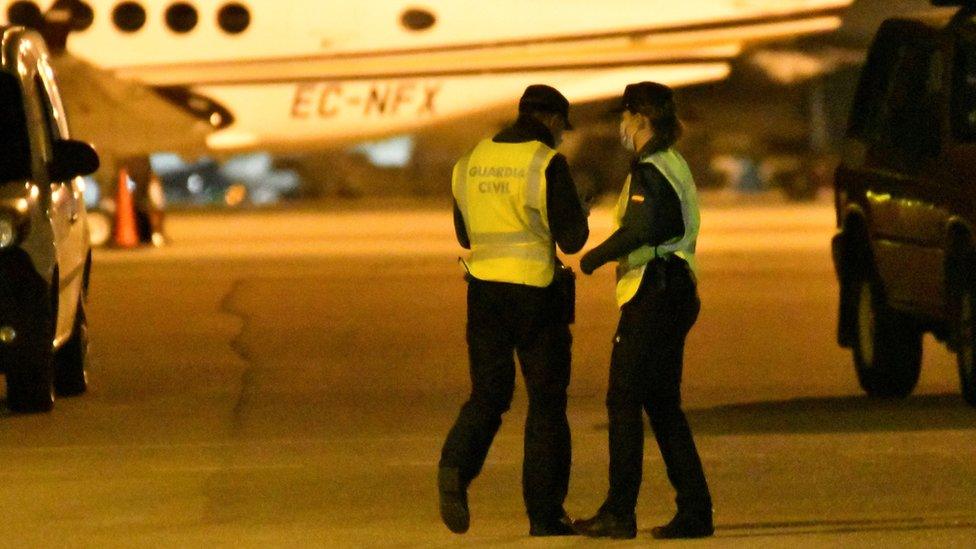 For hours the airport was shut while the search for the escaped passengers took place