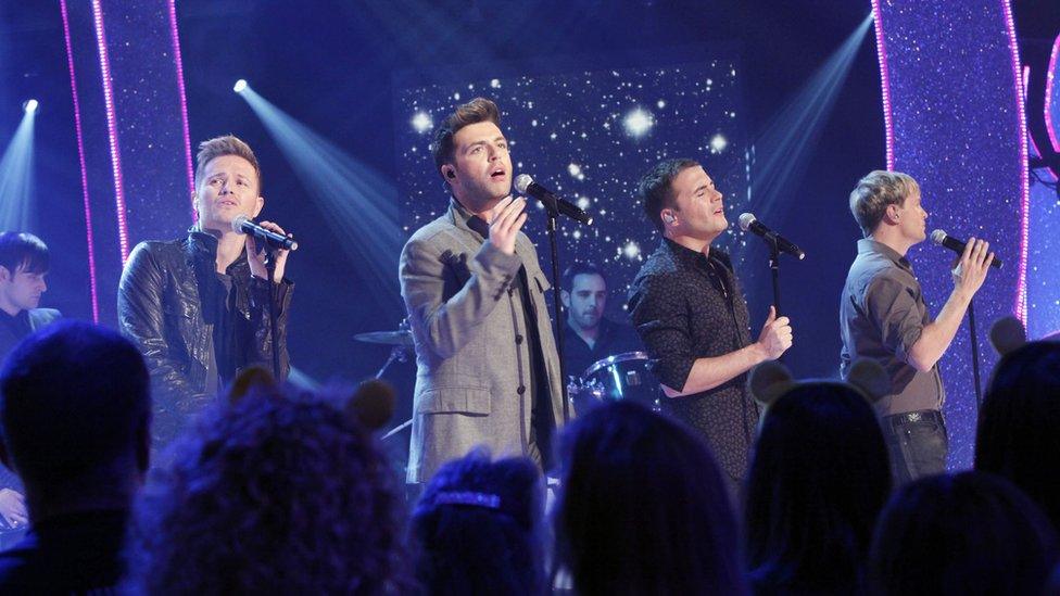 Westlife perform for Children in Need