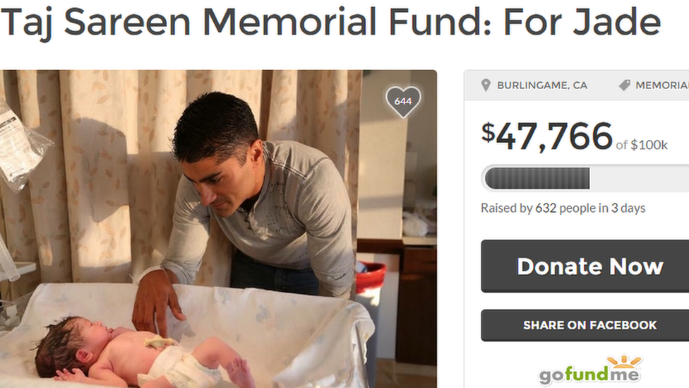 Memorial fund webpage