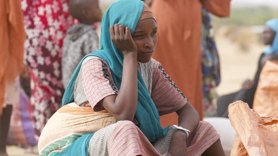 Woman looking tired