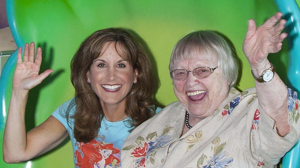 Jodi Benson and Pat Carroll,