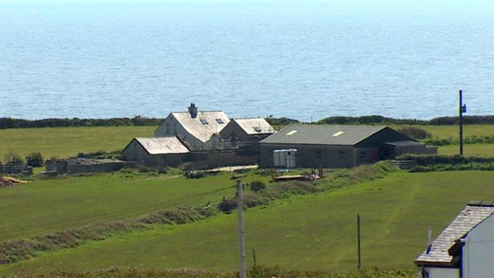 The view of the coast near Gerald Corrigan's home