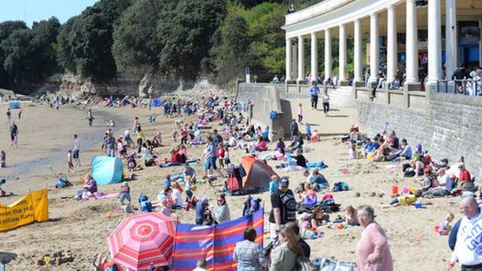 Barry Island beach