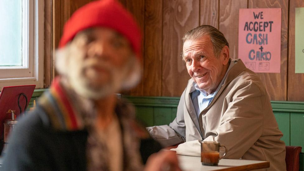 Paul Barber and Tom Wilkinson in The Full Monty series