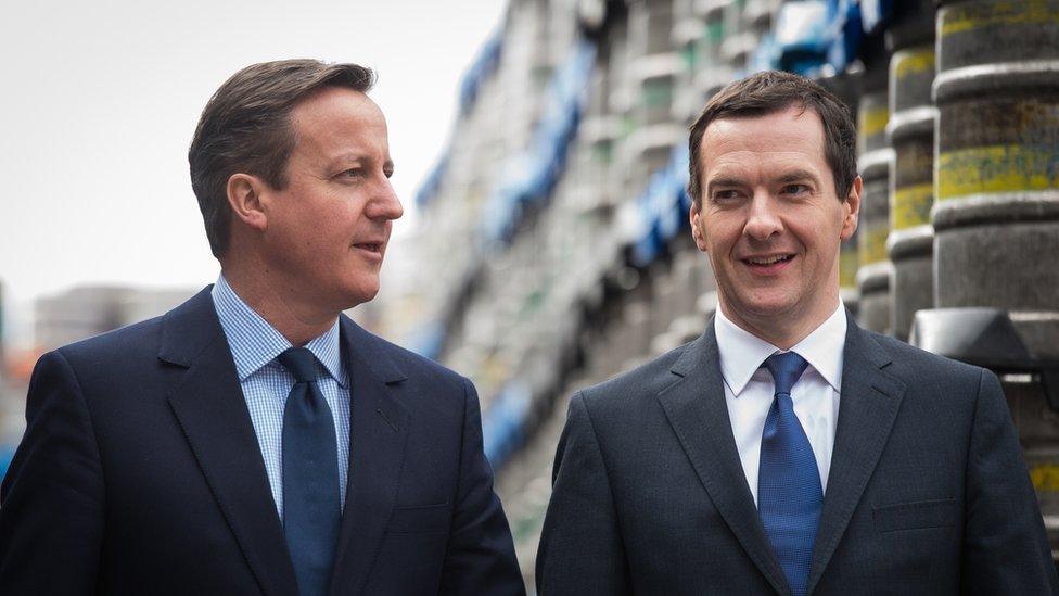 David Cameron and George Osborne