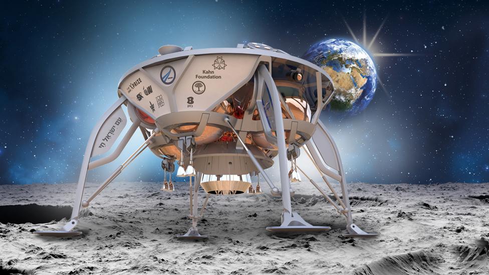 Artist's impression of lander