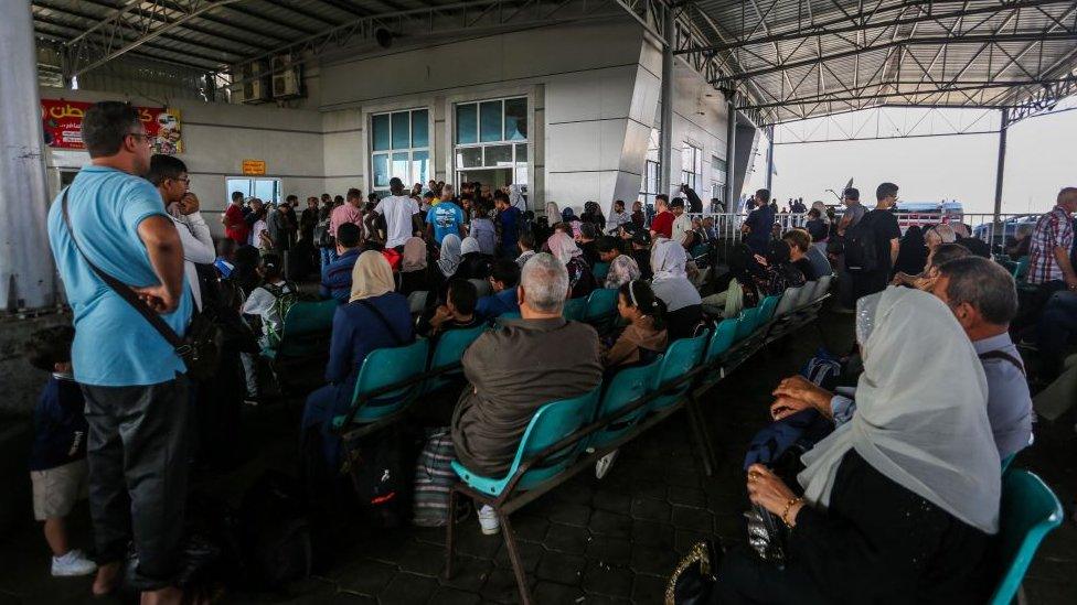 Rafah border crossing on 2 November