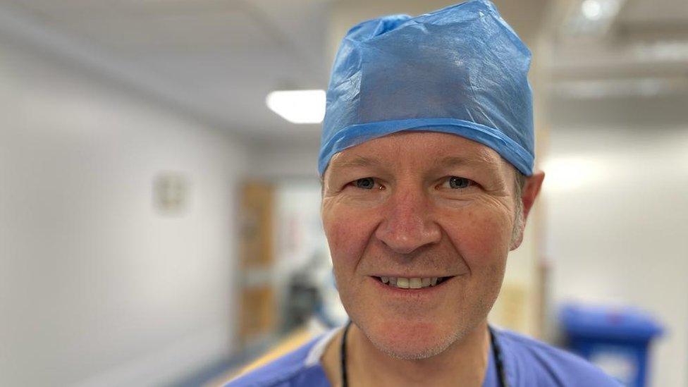 Anaesthetist Dr Gareth Parry