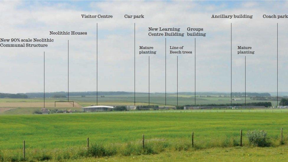 View of changes proposed at Stonehenge