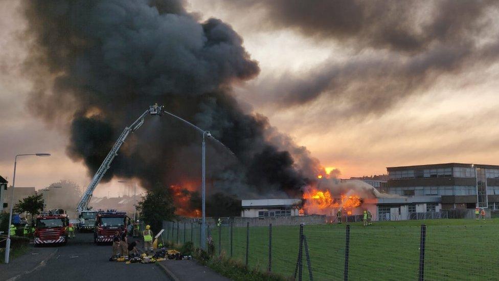 Dunfermline school fire