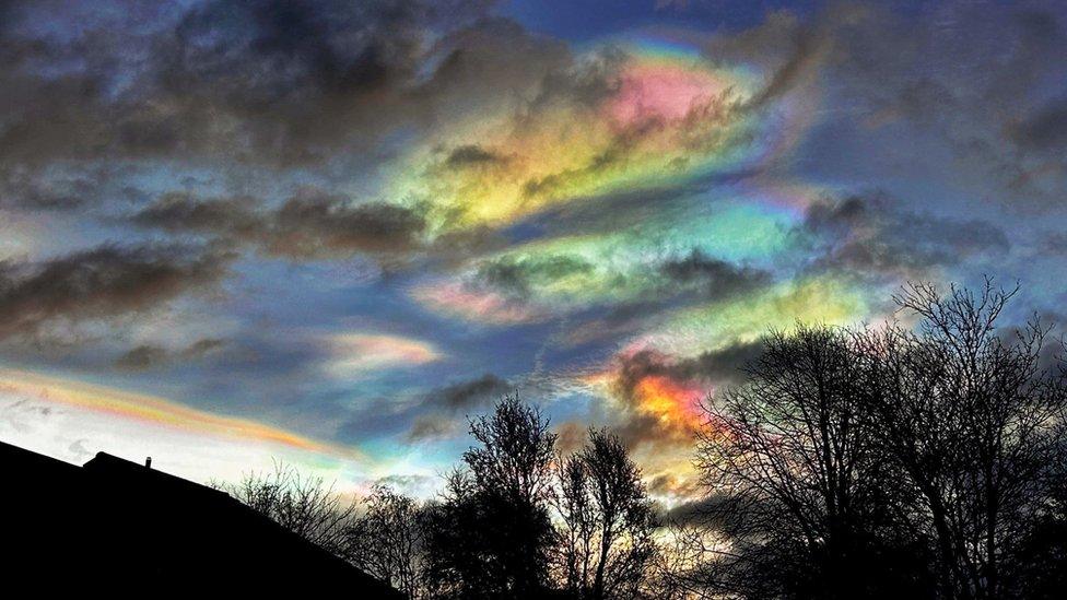 Rainbow cloud