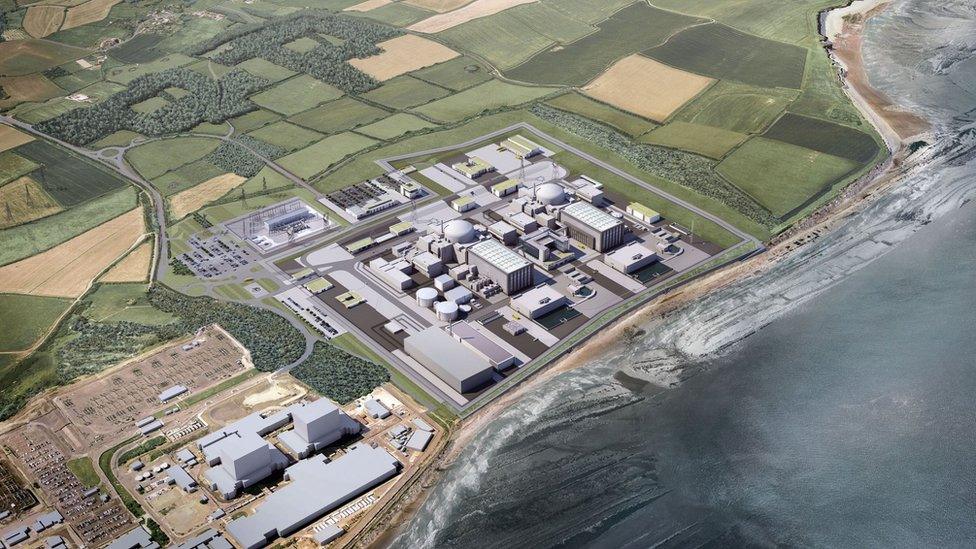 artists impression of Hinkley Point