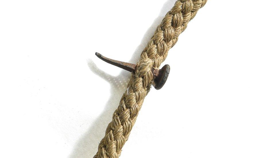 Nail in Ensign's rope