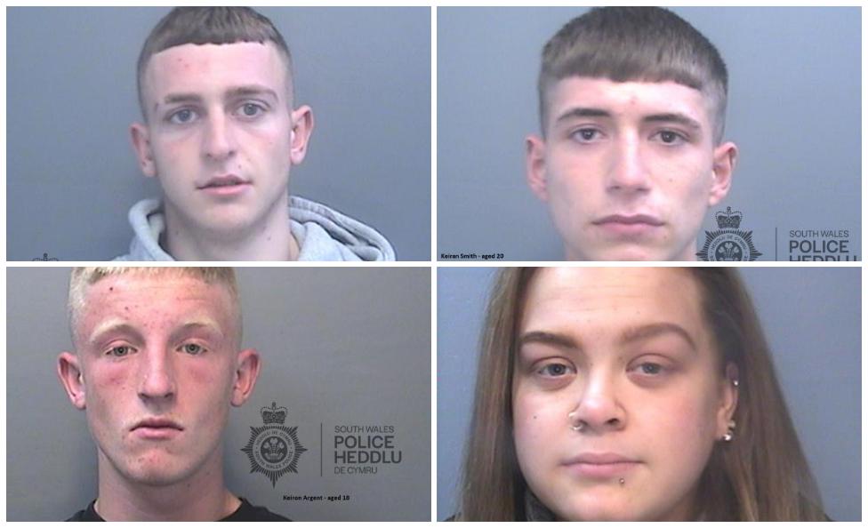 Four defendants were sentenced to young offenders institutions