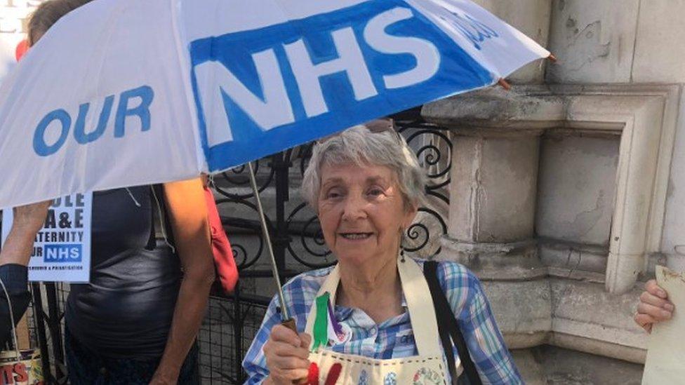 Defend Dorset NHS campaigner