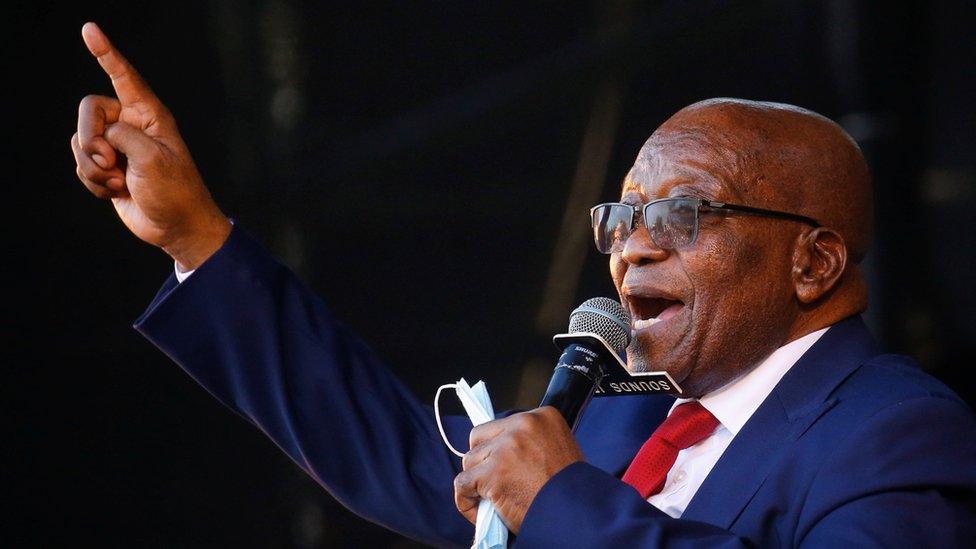 Former South African President Jacob Zuma