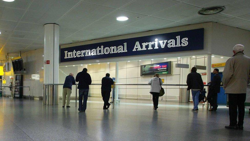 International Arrivals at Gatwick