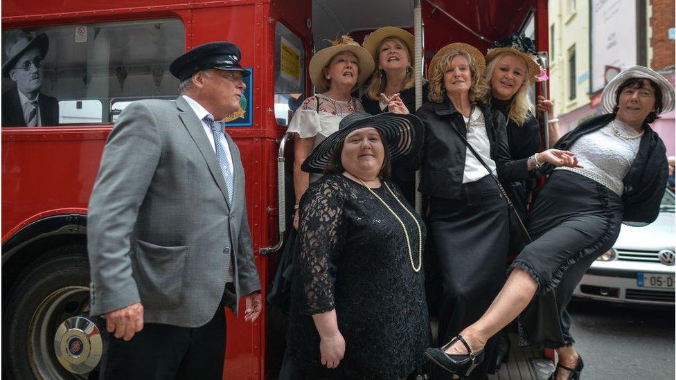 Fans of the novel dress up in Edwardian costumes for Bloomsday celebrations each year